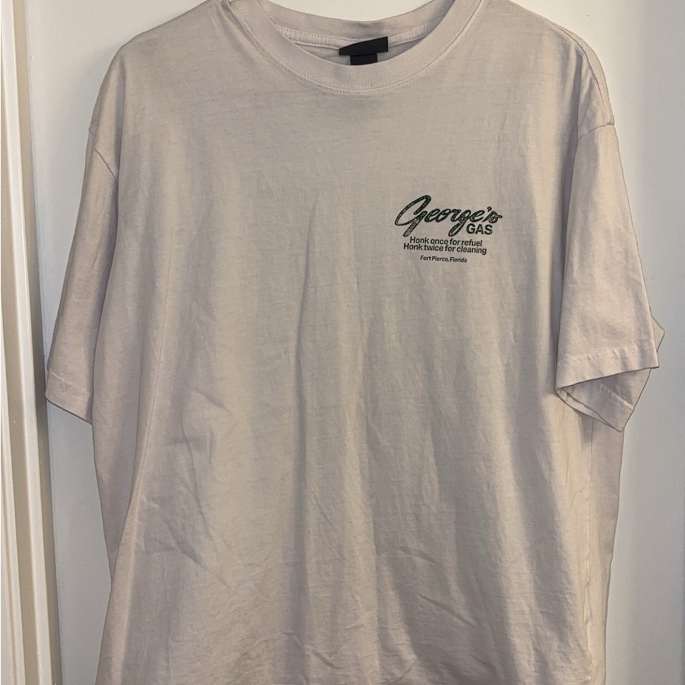 H&M Light Beige Graphic Tee